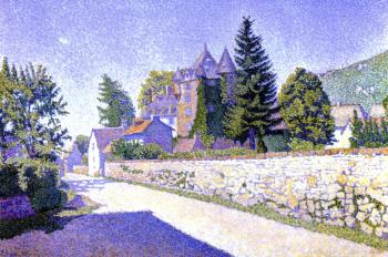 Reproductions of Paul Signac paintings, Complat-le-Chateau. The Reproductions of Paul Signac paintings, Complat-le-Chateau. The